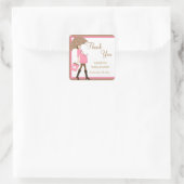 Stickers Baby shower Shopper Rose (Sac)