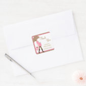 Stickers Baby shower Shopper Rose (Enveloppe)