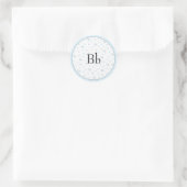Stickers baby shower "Snips & Snails" 1 1/2" ou 3" (Sac)