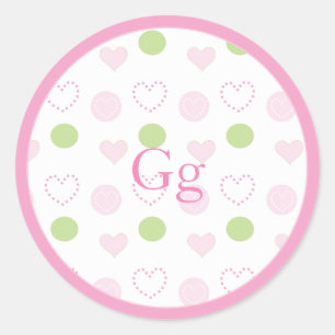Stickers baby shower "Sucre et épices" 1 1/2" ou 3