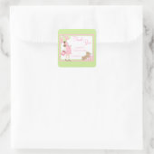 Stickers Baby shower Teddy Bear Pink (Sac)