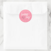 Stickers Bachelorette Rose Et Blanc (Sac)