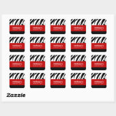 Stickers Bachelorette Zebra Print (Feuille)