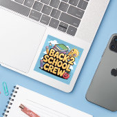 Stickers Back 2 School Crew (Ordinateur portable avec iPhone)