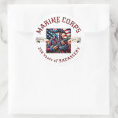 Stickers Badasserie USMC (Sac)