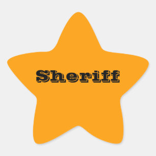 Stickers Badge Sheriff