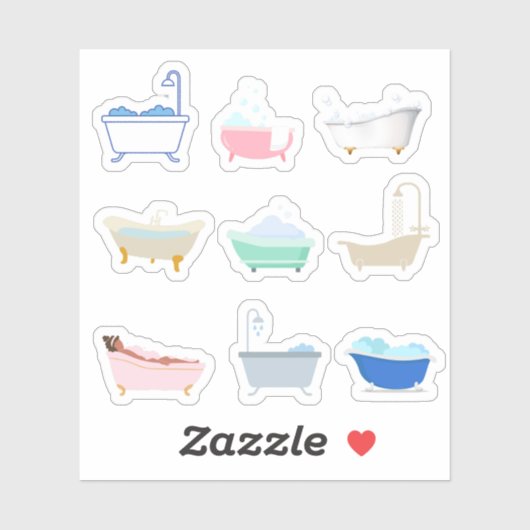 Stickers bain (Feuille)