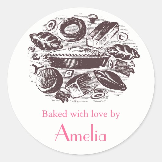 Stickers Baked with Love (Devant)