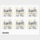 Stickers Baker customisés pour vos produits de bou (Feuille)