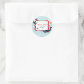 Stickers baleine Merci Ancre (Sac)