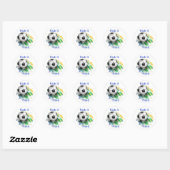 Stickers Ball De Football Kick It (Feuille)