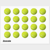 Stickers Ball de tennis (Ajouter le texte si vous  (Feuille)