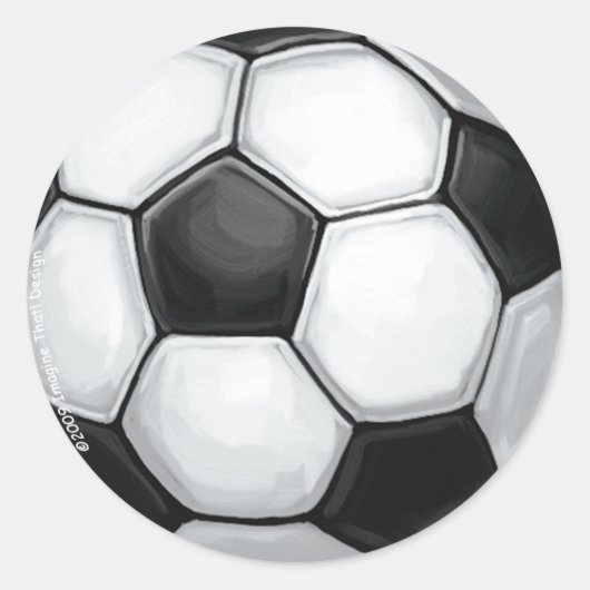 Stickers balle de football (Devant)