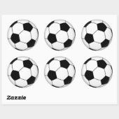 Stickers Balle de Football (Ajouter le texte si vo (Feuille)