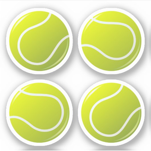 stickers balle de tennis (Devant)
