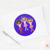 Stickers Ballerina dansante (Enveloppe)