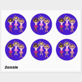 Stickers Ballerina dansante (Feuille)