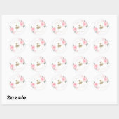 Stickers Ballerina Floral et Or (Feuille)