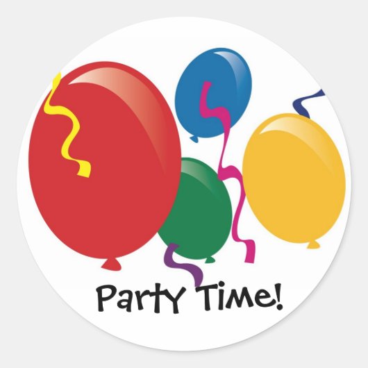 Stickers Balloirs temps fête (Devant)