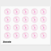 Stickers Ballons d'ours en peluche rose Aquarelle (Feuille)