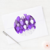 Stickers Ballons violets et joints d'enveloppe (Enveloppe)