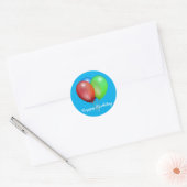 Stickers Balloon d'anniversaire (Enveloppe)