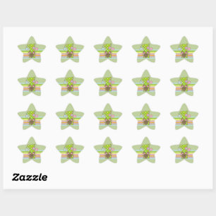 Stickers Balloon Mouse Green 1er Anniversaire Star