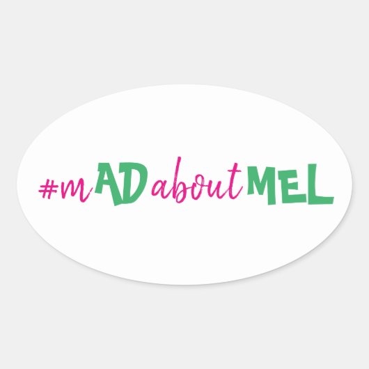 Stickers ballotin Hashtag Bachelorette (Devant)