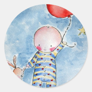 Stickers Baloon Rouge