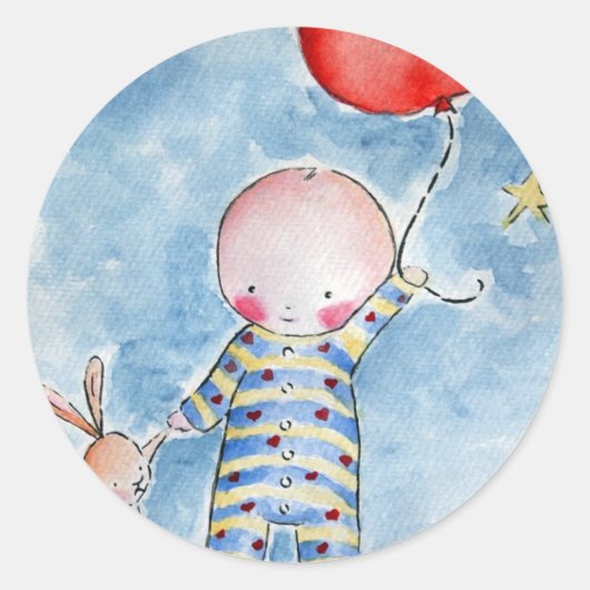 Stickers Baloon Rouge (Devant)