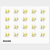 Stickers Bananes dansantes (Feuille)