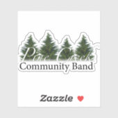 Stickers Bande de Pine Ceek (Feuille)