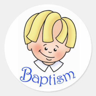 Stickers Baptême