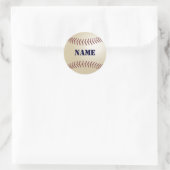 Stickers Baseball - Ajouter Votre Nom (Sac)