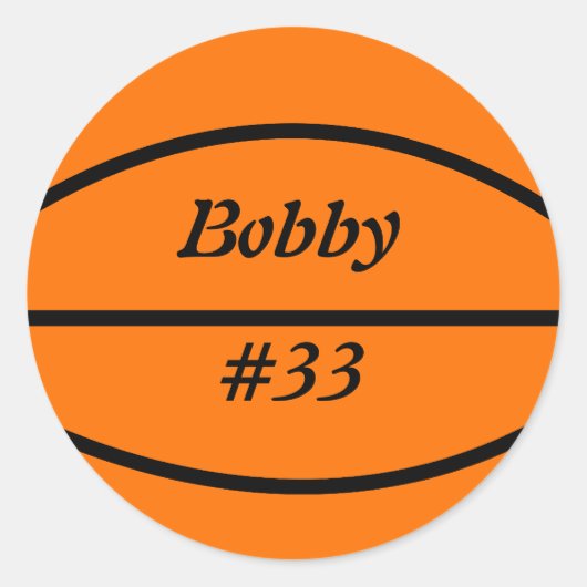 Stickers Basketball (Devant)