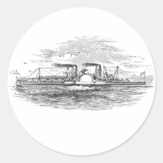Stickers bateau à vapeur Mississippi