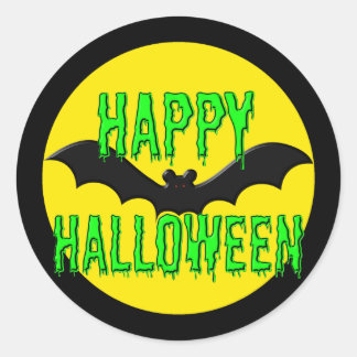 Stickers - "Batty" Halloween heureux
