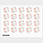 Stickers Beach Coral Reef Sea Shell & Starfish (Feuille)