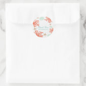 Stickers Beach Coral Reef Sea Shell & Starfish (Sac)