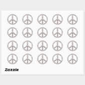 Stickers Beach Peace (Feuille)