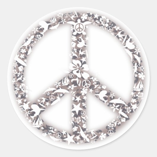 Stickers Beach Peace (Devant)