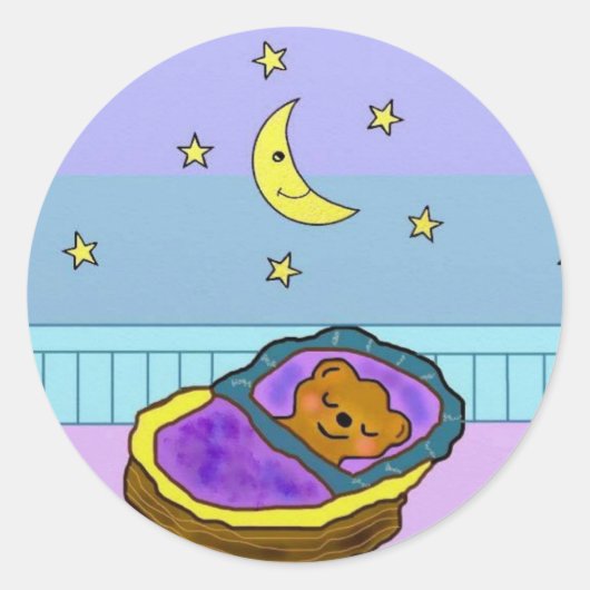 Stickers Beary Sweet Dreams (Devant)