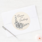 Stickers beauté baroque (Enveloppe)