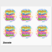 Stickers - Believe Pop Art (Feuille)