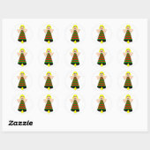 Stickers Bell Angel de Noël (Feuille)