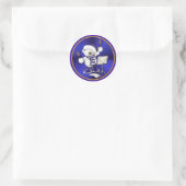 Stickers Bells Bear Blue and Gold (Sac)
