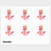 Stickers BendyBarbie Cartoon (Feuille)