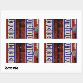 Stickers Benedict Donald (Ensemble de 4) (Feuille)