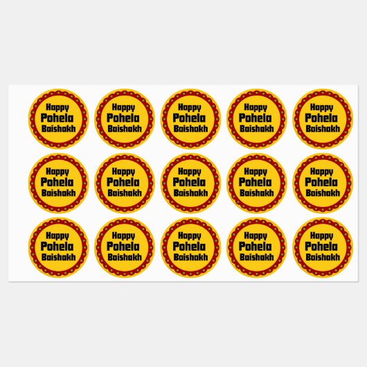 Stickers Bengali 2024 (Feuille)