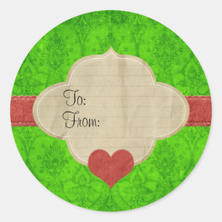 Stickers Beperkte uitgave Noel "from-to" n°3